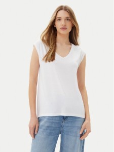 Pieces T-Shirt Billo 17078732 Biały Loose Fit