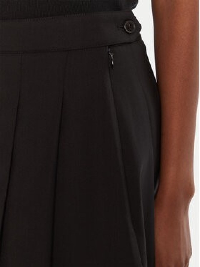 Tommy Hilfiger Spódnica plisowana Timeless WW0WW48354 Czarny Regular Fit