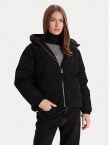 United Colors Of Benetton Kurtka puchowa 22T6DN086 Czarny Regular Fit