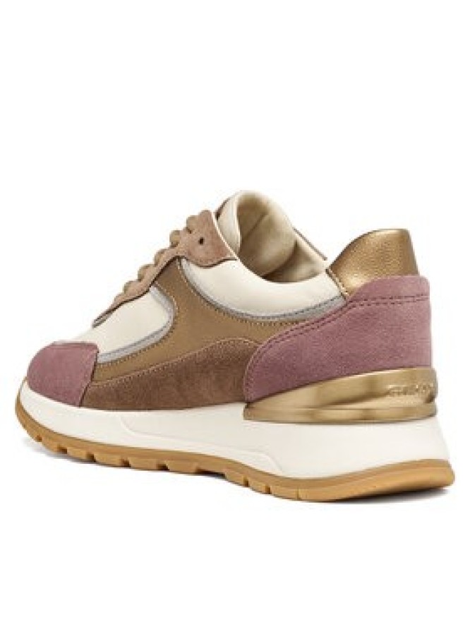 Geox Sneakersy D Desya B Abx D563LB 8522 C1SD6 Kremowy