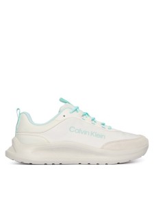 Calvin Klein Sneakersy Light Eva Run Ess Lac Ny-Su Wmn HW0HW03293 Biały