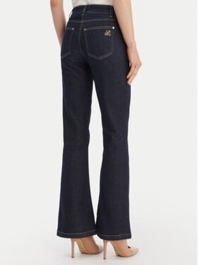 Luisa Spagnoli Jeansy Aggettivo 542845 Granatowy Flare Fit