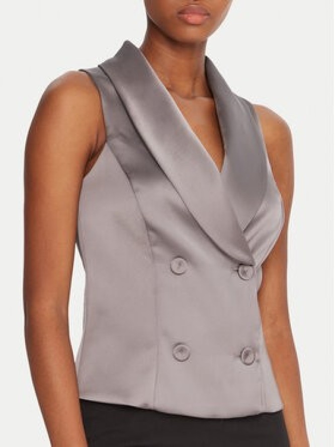 Rinascimento Kamizelka garniturowa CFC0124958003 Beżowy Slim Fit