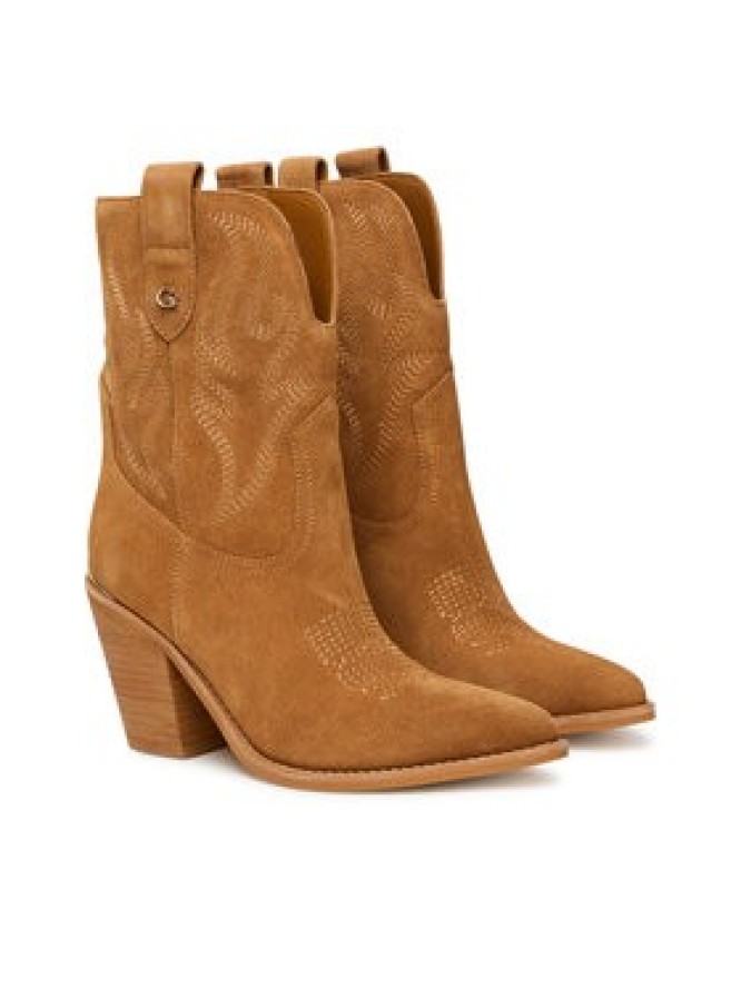 Guess Kowbojki FLTSAL SUE10 Brązowy