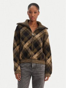 ONLY Kardigan Maroon 15358211 Zielony Regular Fit