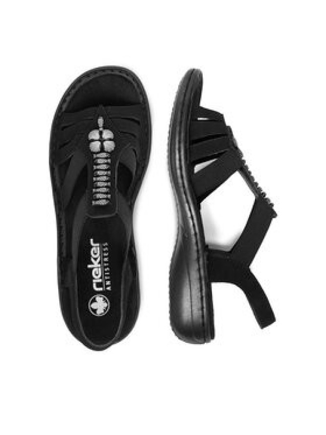 Rieker Sandały CEO-60806-00 Czarny