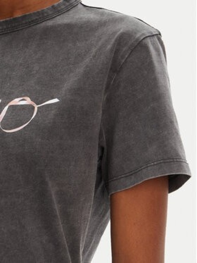 HUGO T-Shirt Damacia_5 50544868 Czarny Regular Fit