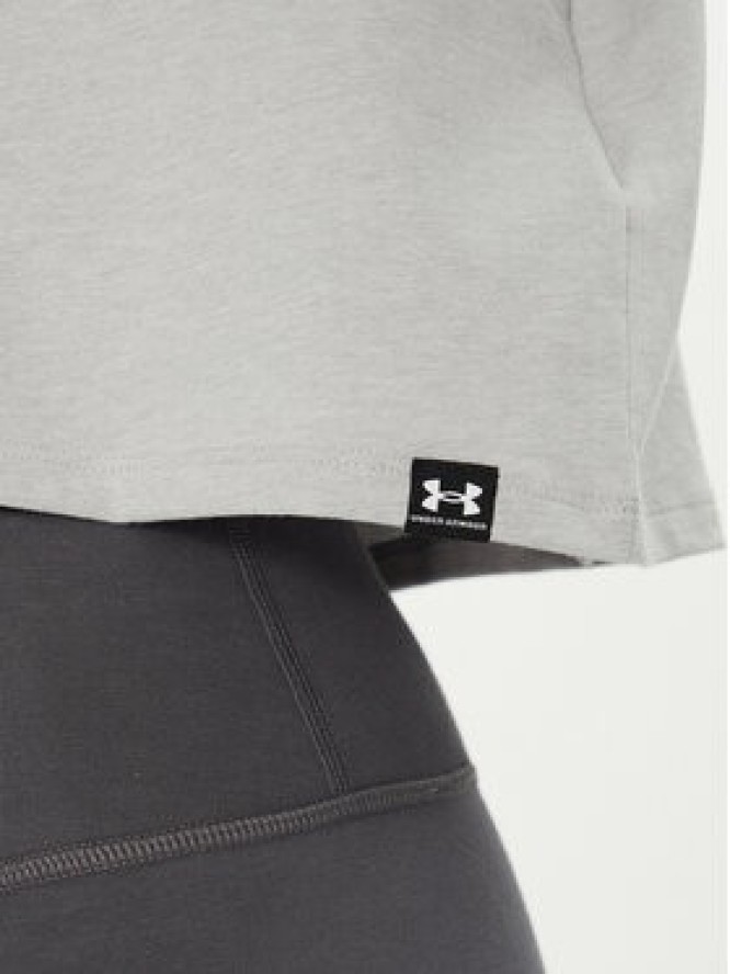 Under Armour T-Shirt Rival 1389721 Szary Loose Fit