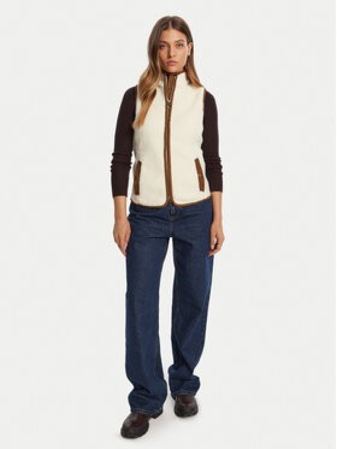 Barbour Kamizelka LFL0055CR11 Écru Regular Fit