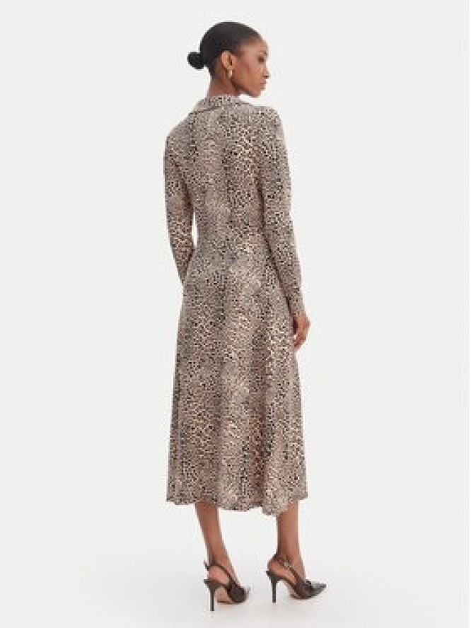 Morgan Sukienka koszulowa 261-RINGO Beżowy Regular Fit