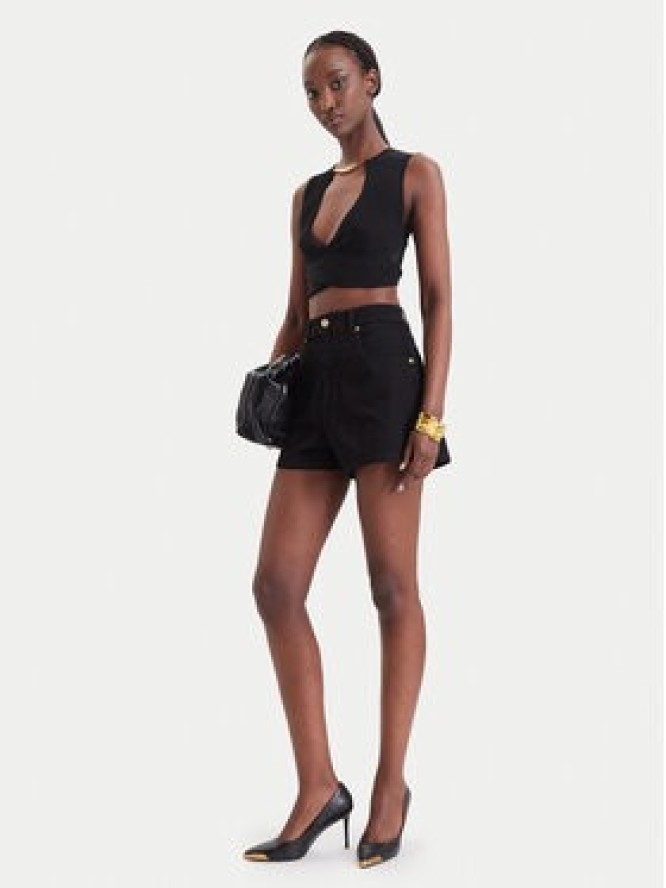 Versace Jeans Spodnie dresowe 80HAD514 Czarny Regular Fit