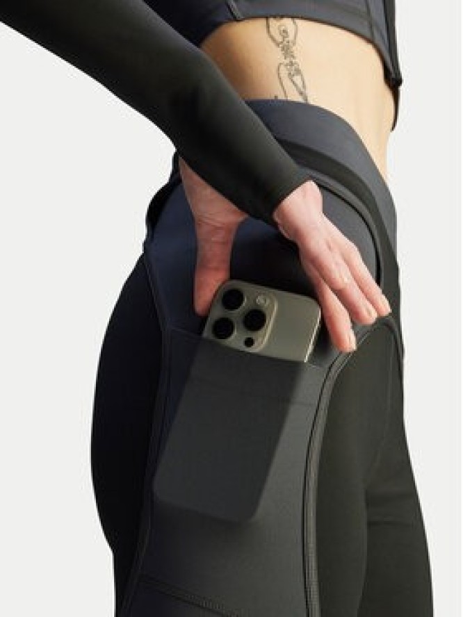 adidas by Stella McCartney Legginsy Two-tone JM0302 Czarny Slim Fit