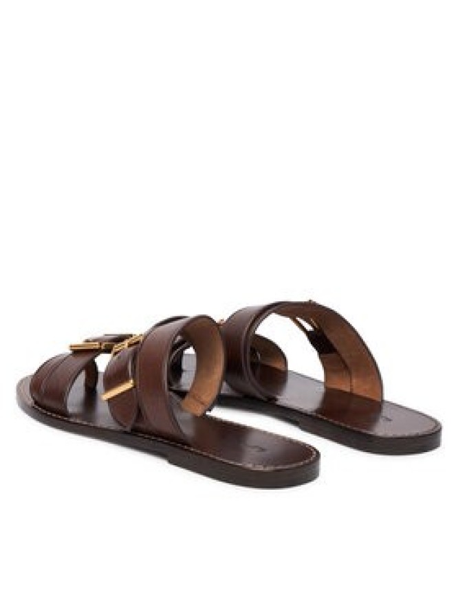 Polo Ralph Lauren Klapki 818P01589003 Brązowy