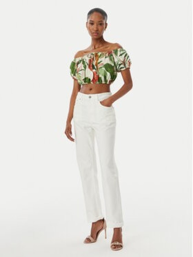 Guess Bluzka W6GHA1 W2447 Zielony Regular Fit