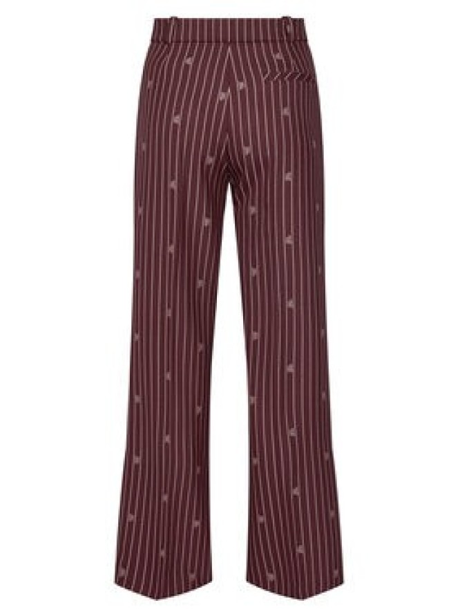 HUGO Spodnie materiałowe Haviri 50554419 Bordowy Relaxed Fit