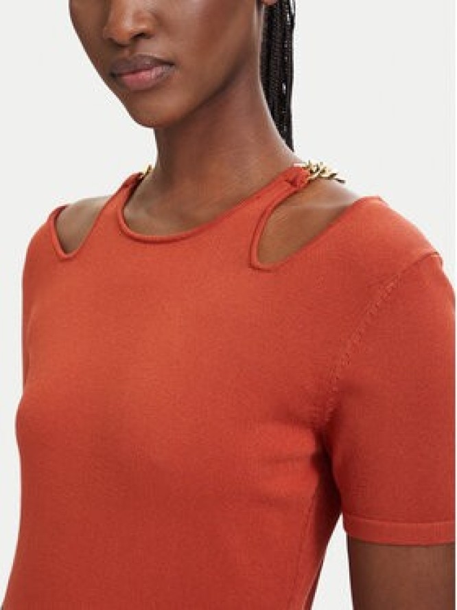 Fracomina Sukienka dzianinowa FJ26SD5001K56501 Czerwony jasny Slim Fit