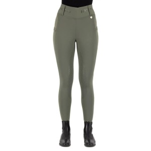 Damskie legginsy jeździeckie z pełną przyczepnością HV Polo Favourite summer