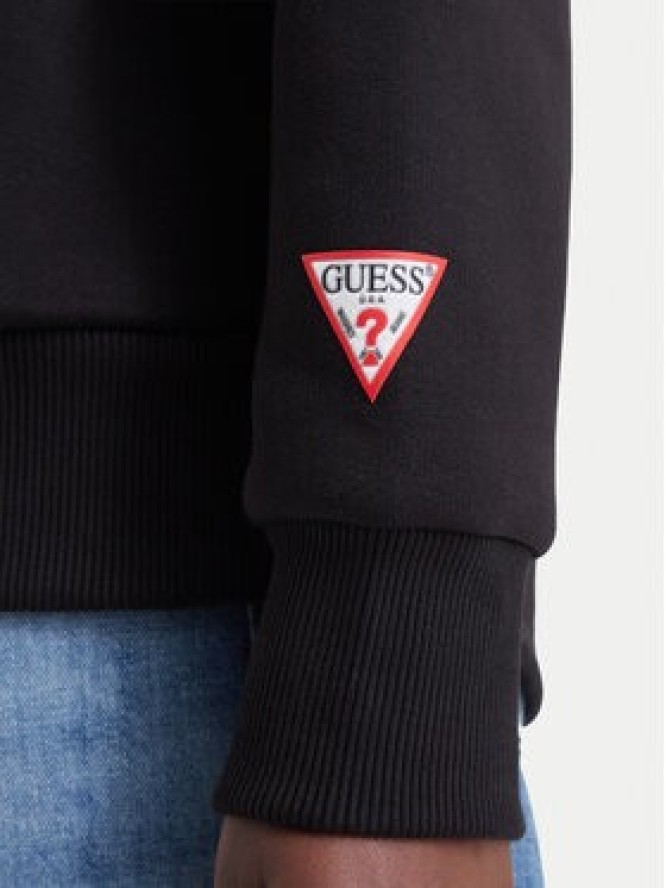 Guess Bluza W6BQ18 K6664 Czarny Oversize