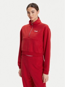 HUGO Bluza Dorata_B 50542972 Czerwony Loose Fit