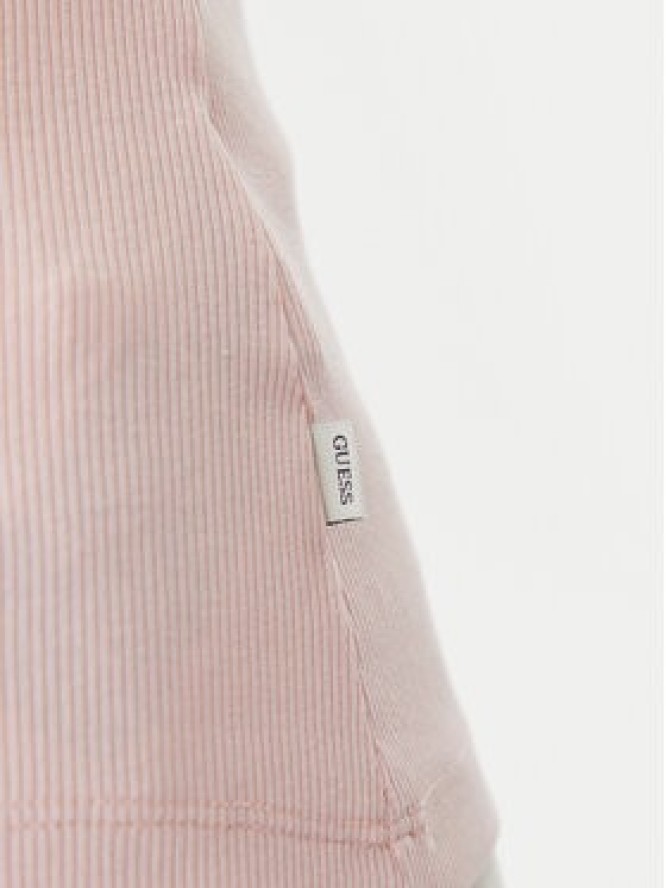Guess Top W5GP26 KA0H1 Różowy Regular Fit