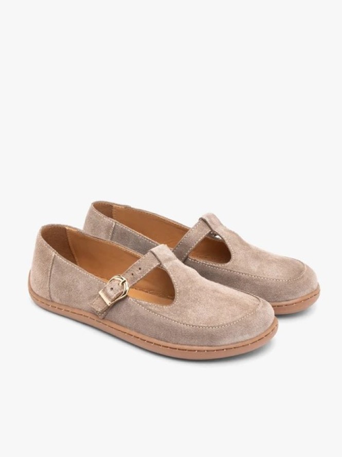 Szare baleriny barefoot