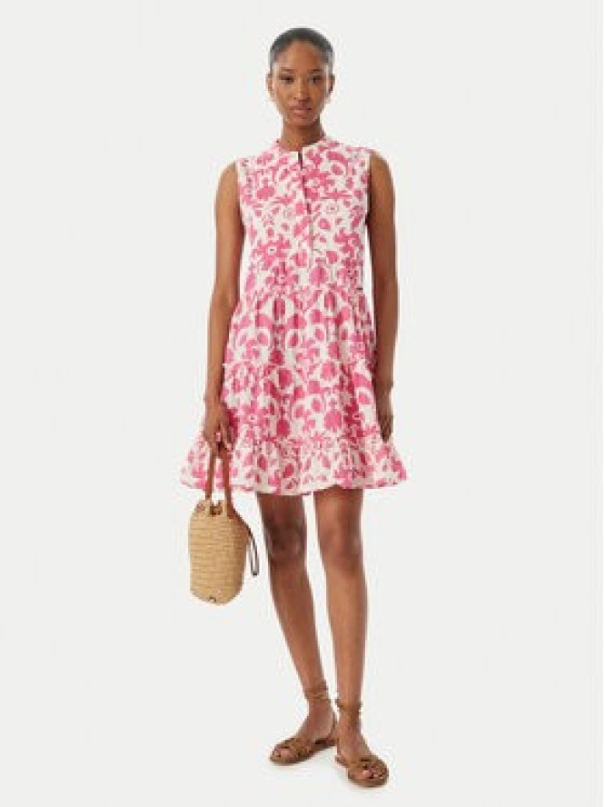LOLA CASADEMUNT Sukienka letnia LS2616040 Różowy jasny Regular Fit