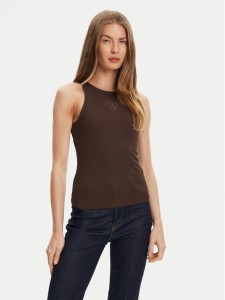 Guess Top W5GP57 KCV52 Brązowy Regular Fit