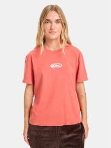 Quiksilver T-Shirt Standard EQWZT03197 Bordowy Regular Fit