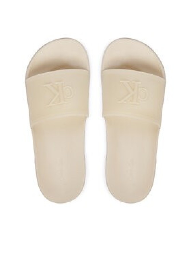 Calvin Klein Klapki Ess Slide Tpu HW0HW02959 Kremowy