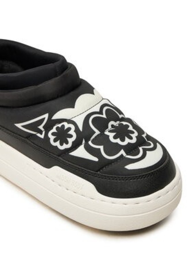 Moon Boot Botki Park Soft Flower 80D2470030 Czarny