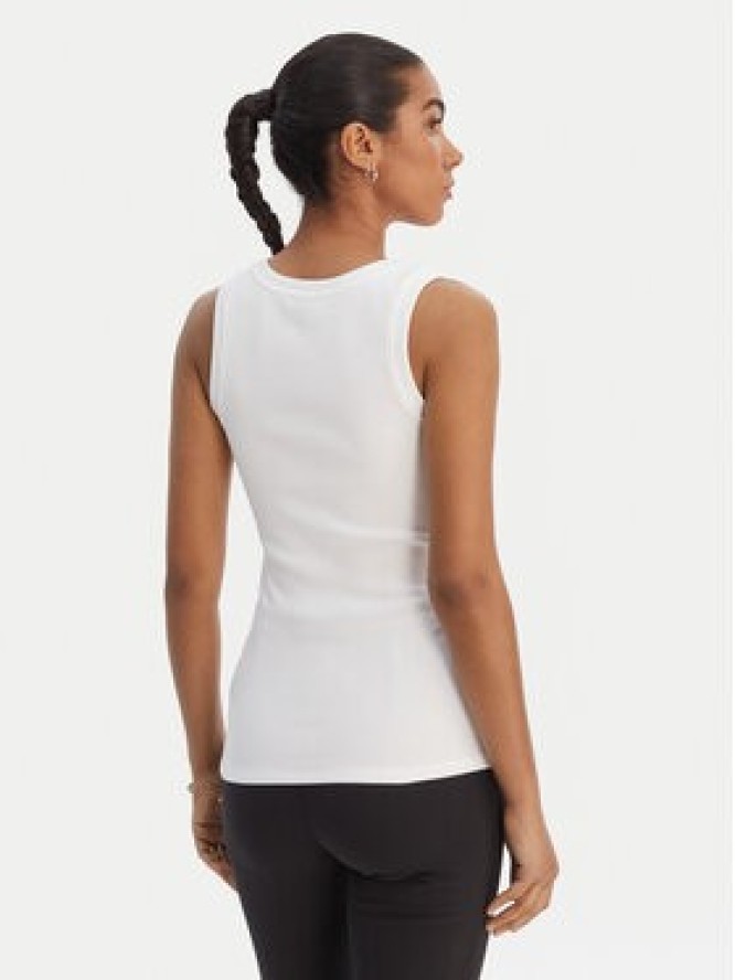 Fracomina Top FP26ST2001J40101 Biały Slim Fit