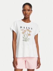 ONLY T-Shirt Jany 15372108 Biały Regular Fit