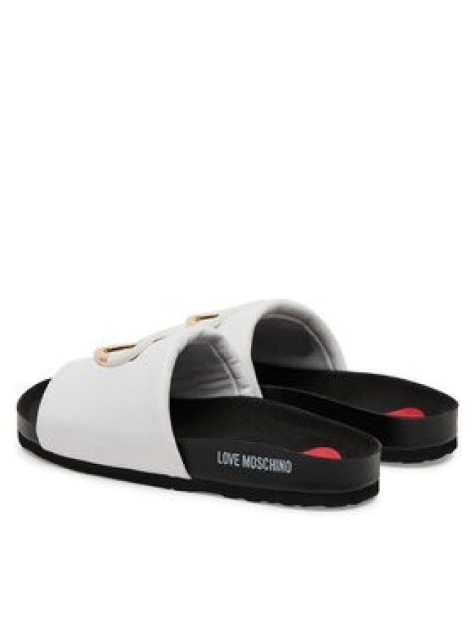 LOVE MOSCHINO Klapki JA28283G1MIE0100 Biały