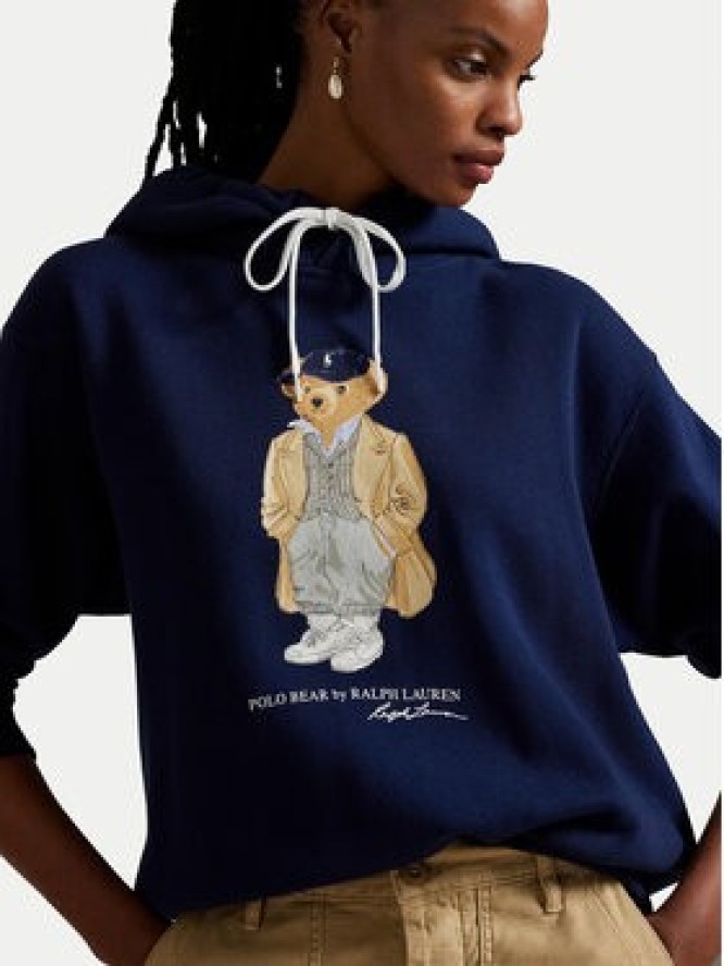 Polo Ralph Lauren Bluza 211971757001 Granatowy Relaxed Fit