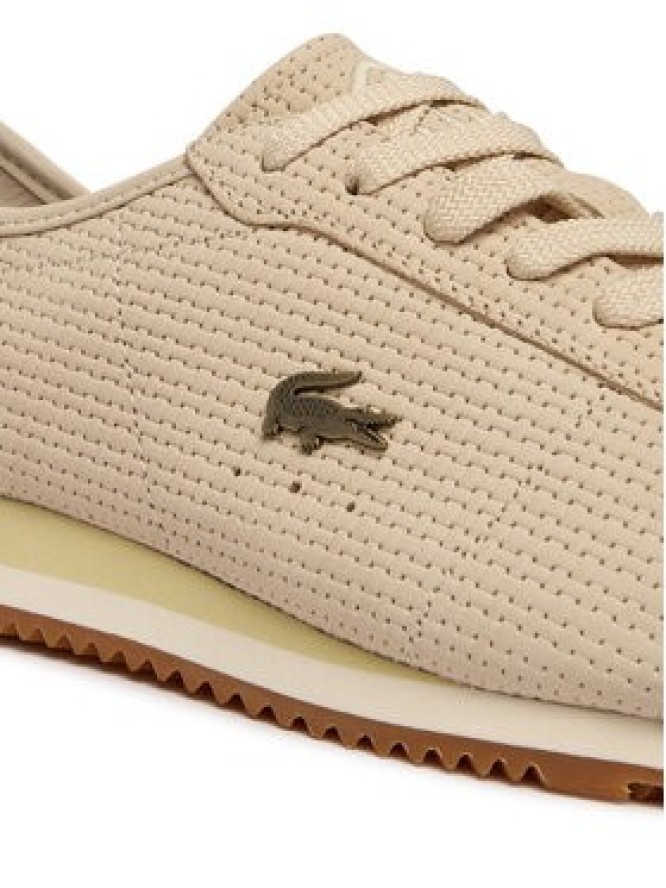 Lacoste Sneakersy Club-Low 51SFA0022 Beżowy