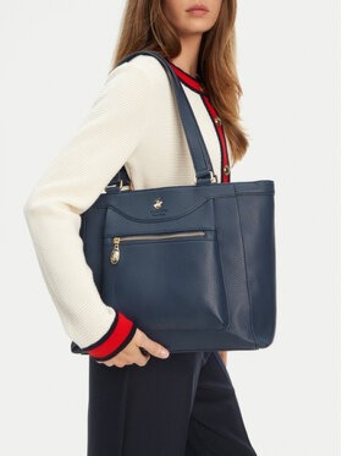 Beverly Hills Polo Club Torebka C-BHPC-L-002-08 Granatowy