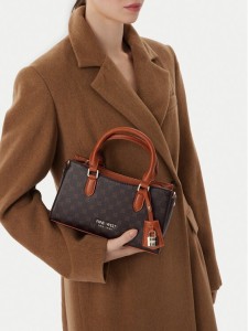 Nine West Torebka EO-GOLDEN POISE-KY397 Brązowy
