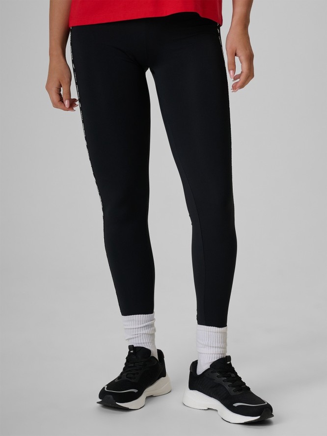 4F Legginsy kibica damskie - czarne XS