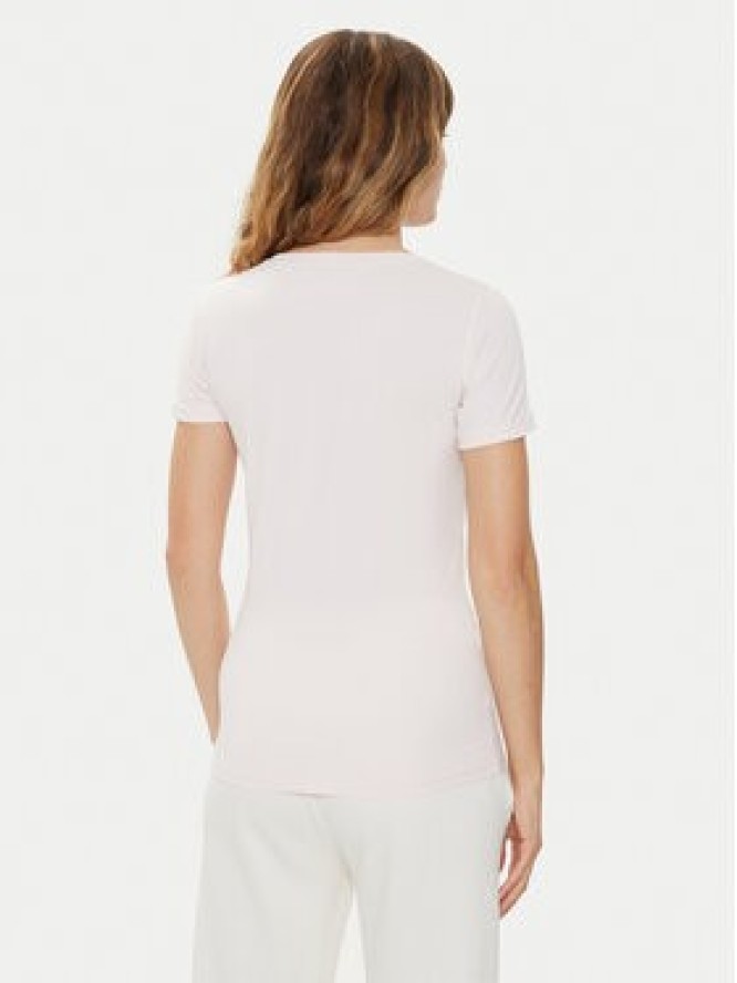Guess T-Shirt W2YI45 J1314 Różowy Slim Fit