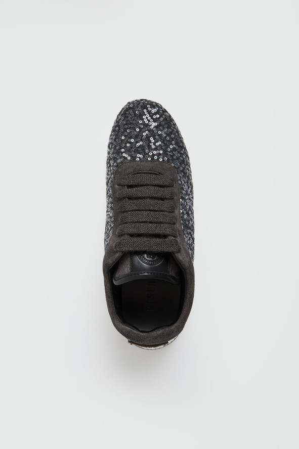 Sneakersy damskie z cekinami PESERICO