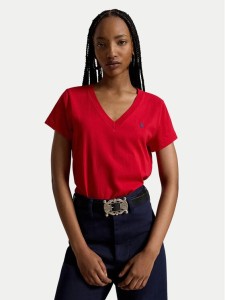 Polo Ralph Lauren T-Shirt 211B14611004 Czerwony Regular Fit