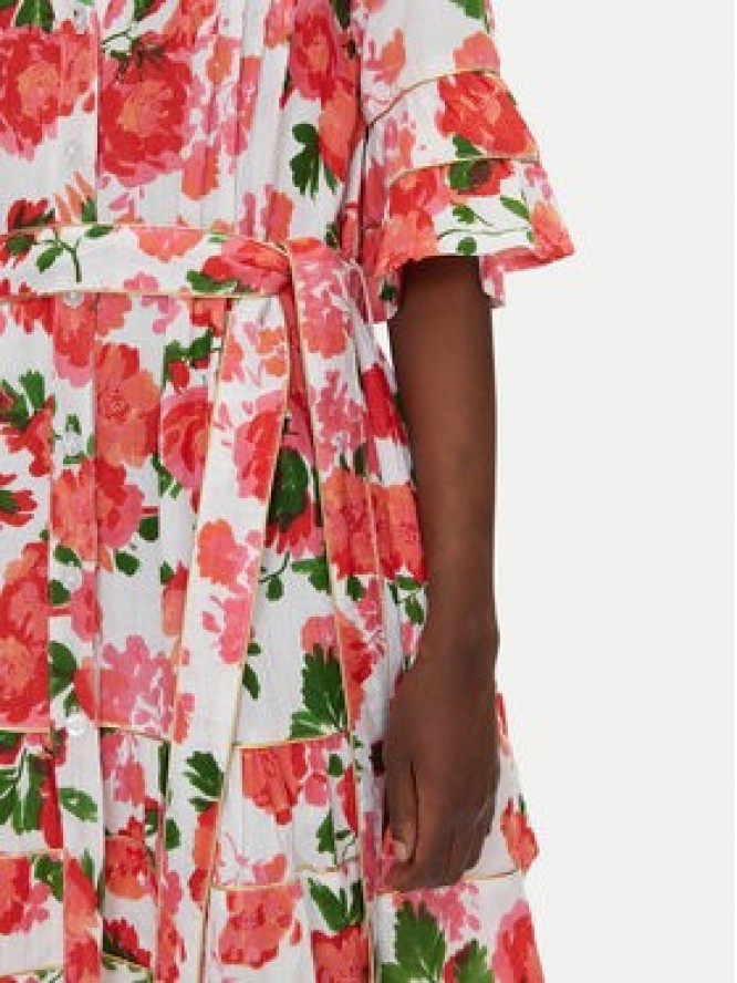 Iconique Sukienka letnia IC25-045 Kolorowy Relaxed Fit