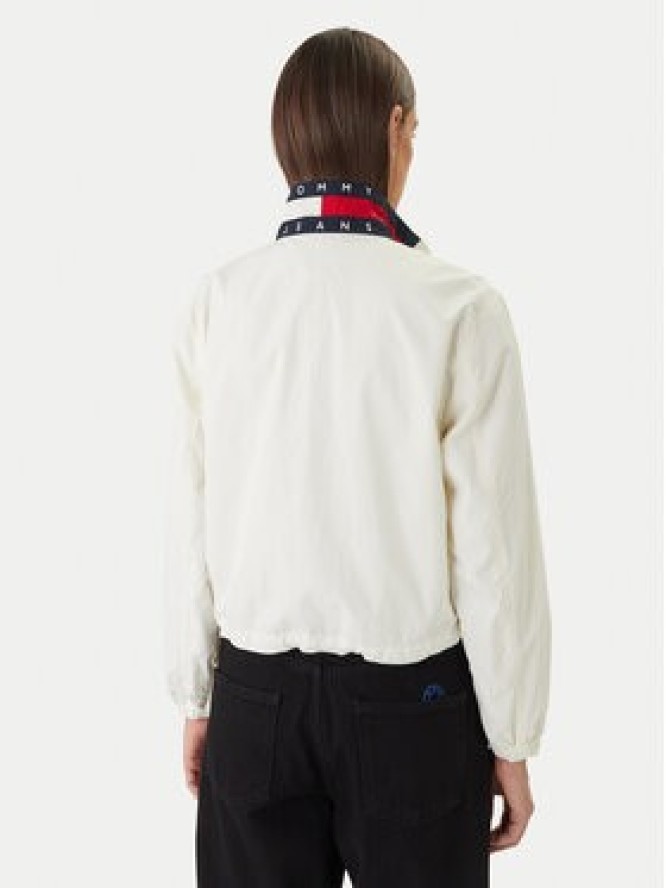 Tommy Jeans Kurtka przejściowa Essential DW0DW20439 Écru Regular Fit