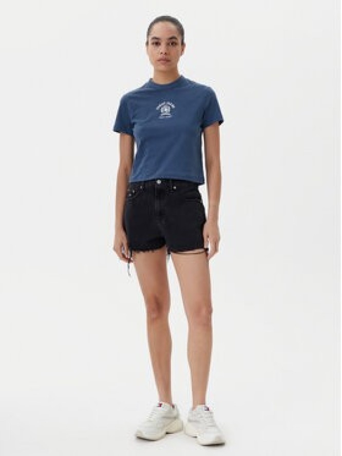 Tommy Jeans T-Shirt Varsity DW0DW20317 Granatowy Regular Fit