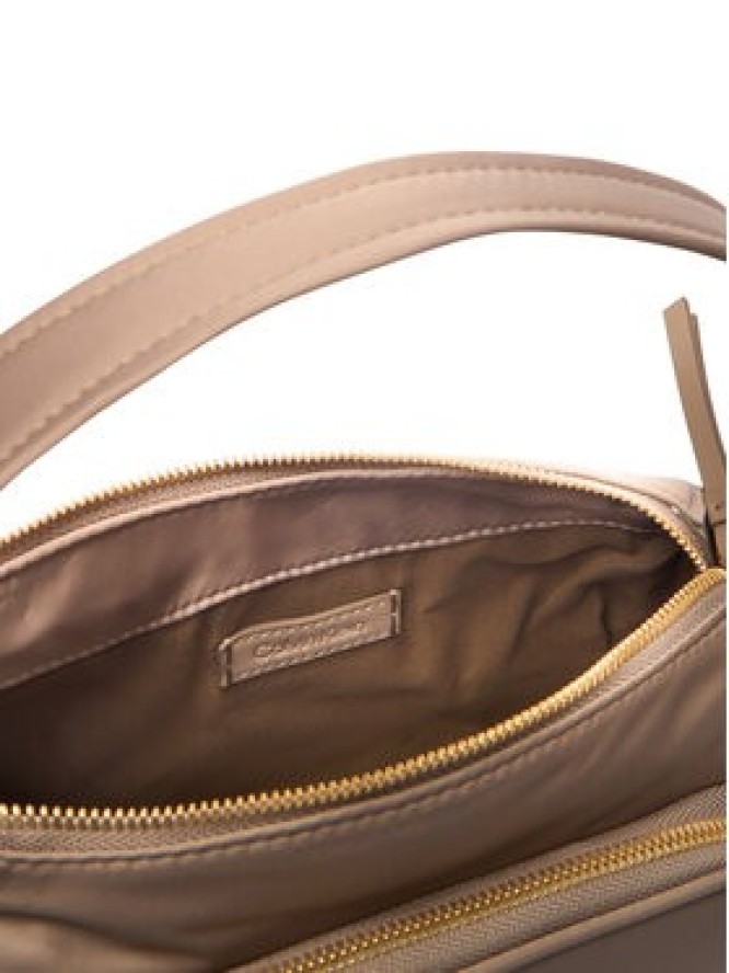 Calvin Klein Torebka Pocket Nylon Bag W/Strap LV04F3132G Beżowy