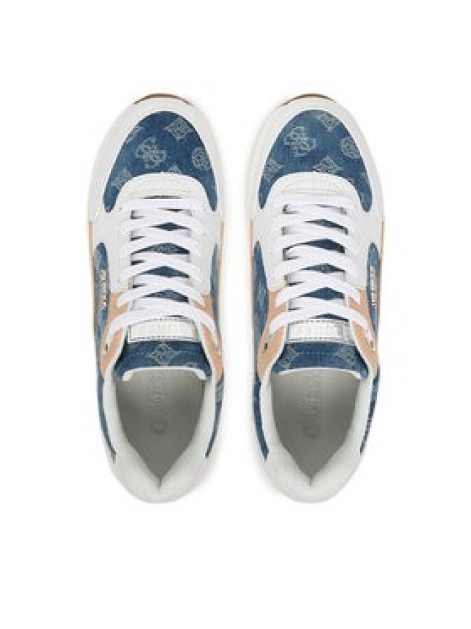Guess Sneakersy FLJM20 DEN12WH Niebieski