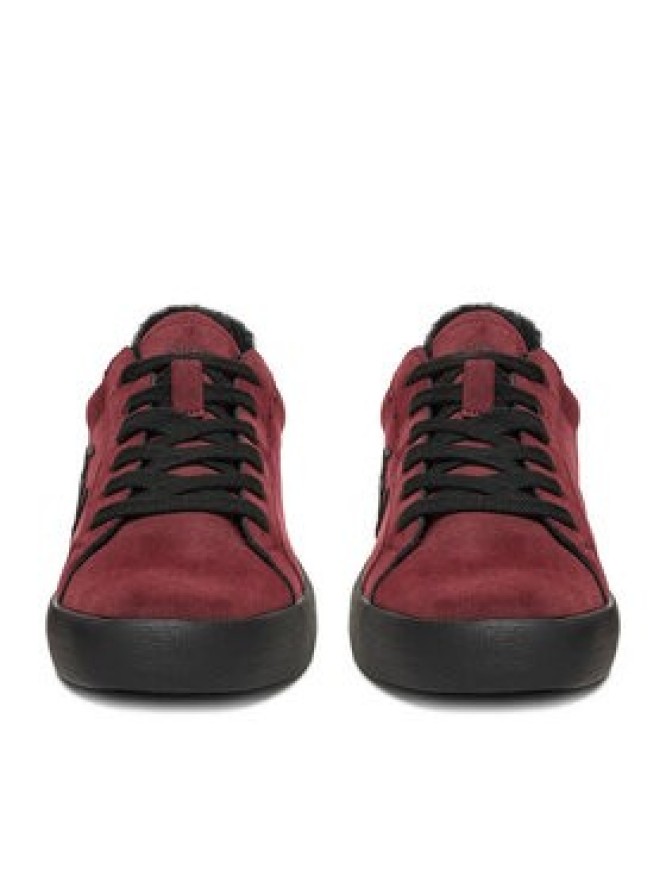 Eva Minge Sneakersy EO-ELLA-WSDR13670 Bordowy