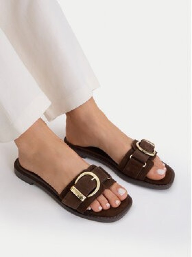 Beverly Hills Polo Club Klapki EO-WI16-ALYSHA-01 Brązowy