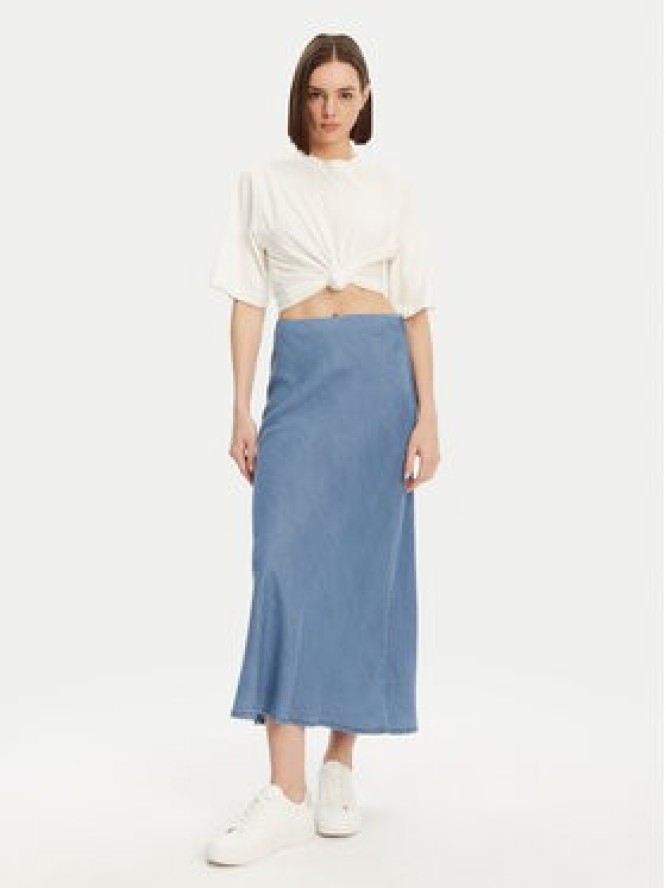 ONLY Spódnica maxi Chigo 15338281 Niebieski Regular Fit