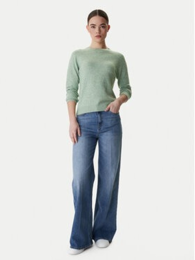 Vero Moda Sweter Doffy 10201022 Zielony Regular Fit
